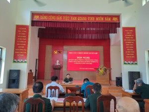 Hội CCB xã Lê Lợi tổ chức Hội nghi sơ kết 6 tháng đầu năm 2023